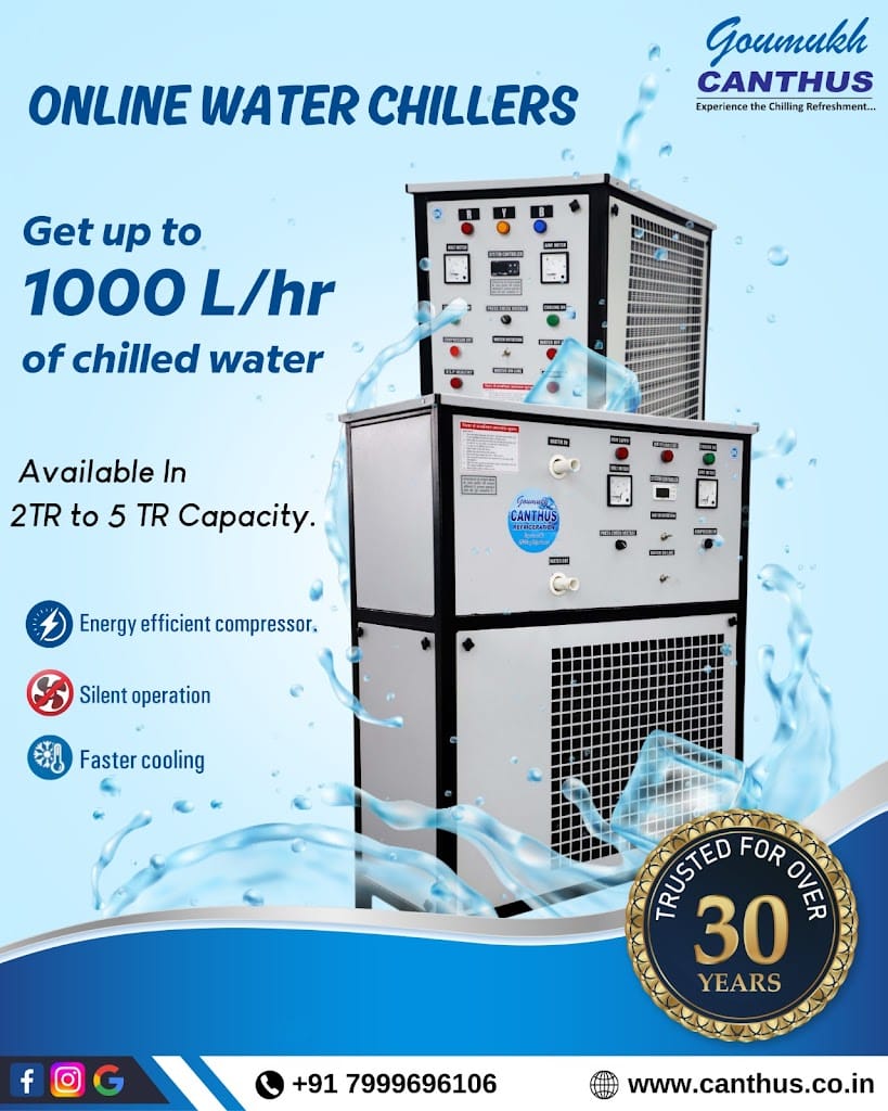 Online water chiller