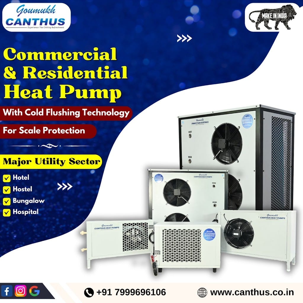 Govmukh Canthus Commercial Heat Pump: The Ultimate Solution for Heating Swimming Pool Water.